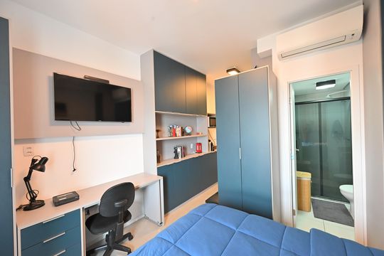 Sala/Quarto de kitnet/studio para alugar com 1 quarto, 28m² em Vila Mariana, São Paulo