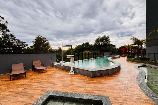 Área comum - Piscina de apartamento para alugar com 2 quartos, 70m² em Alphaville Empresarial, Barueri