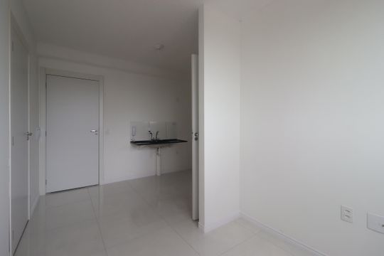 Sala de apartamento à venda com 1 quarto, 35m² em Santa Maria, Santo André