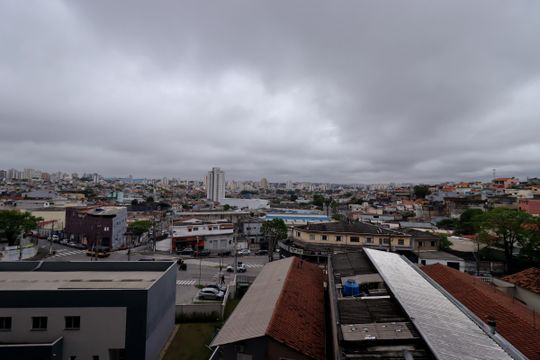 Vista da Sala de apartamento à venda com 1 quarto, 35m² em Santa Maria, Santo André