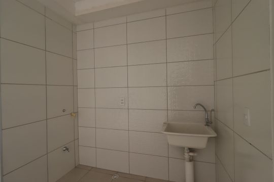 Área de Serviço de apartamento à venda com 1 quarto, 35m² em Santa Maria, Santo André
