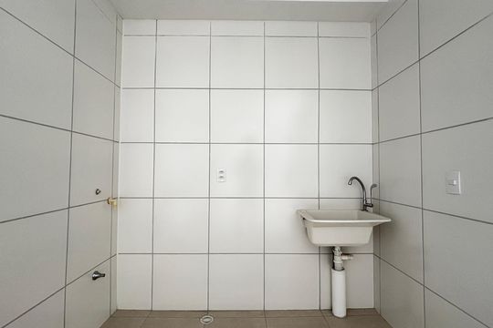 Área de Serviço de apartamento para alugar com 1 quarto, 35m² em Santa Maria, Santo André