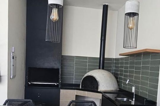 Churrasqueira de apartamento para alugar com 1 quarto, 35m² em Santa Maria, Santo André