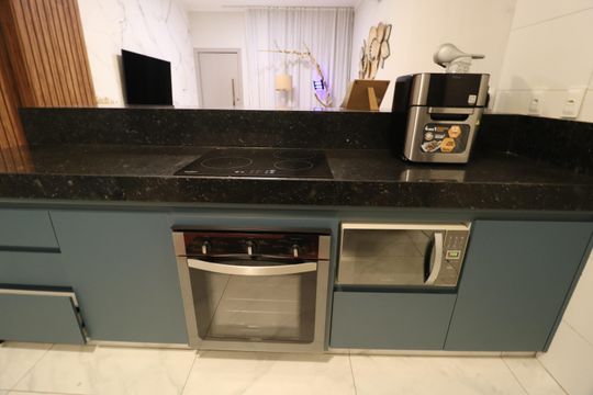 Cozinha de casa para alugar com 3 quartos, 93m² em Santa Rosa, Uberlândia