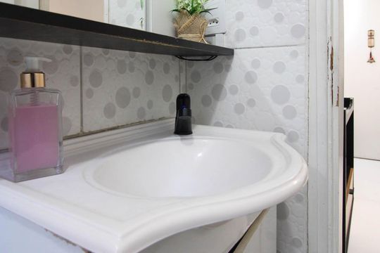 Banheiro de apartamento à venda com 2 quartos, 62m² em Jardim Umarizal, São Paulo