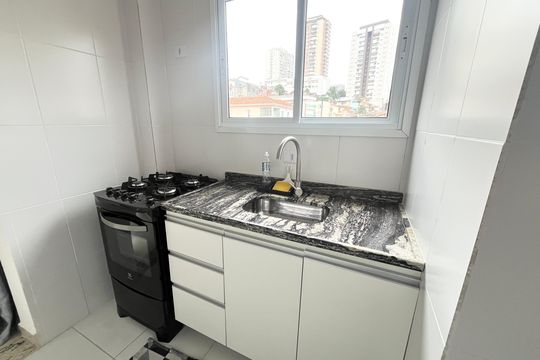 Cozinha de apartamento à venda com 2 quartos, 50m² em Vila Dom Pedro Ii, São Paulo
