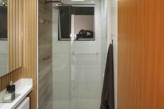 Banheiro de apartamento à venda com 2 quartos, 44m² em Cidade São Mateus, São Paulo