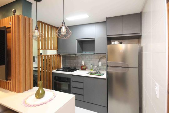 Cozinha de apartamento à venda com 2 quartos, 44m² em Cidade São Mateus, São Paulo