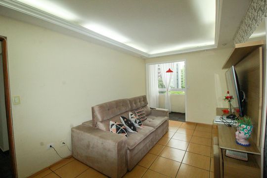 Sala de apartamento para alugar com 2 quartos, 59m² em Parque Sao Vicente, Santo André