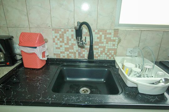 Cozinha de apartamento para alugar com 2 quartos, 59m² em Parque Sao Vicente, Santo André
