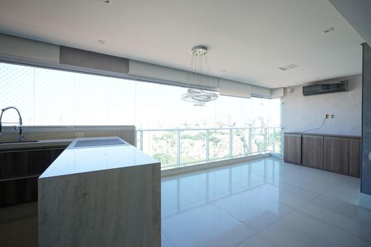 Varanda gourmet de apartamento à venda com 3 quartos, 130m² em Jardim da Gloria, São Paulo
