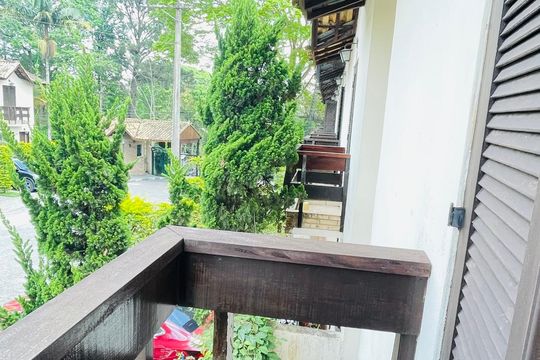 Varanda do quarto  de casa de condomínio para alugar com 2 quartos, 70m² em Chácara Pavoeiro, Cotia