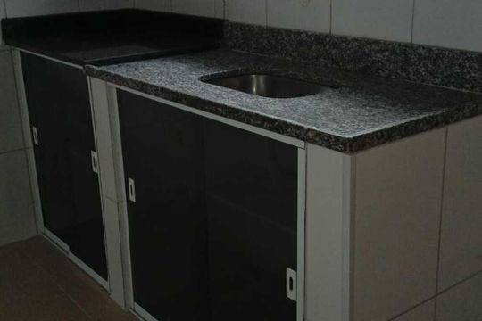 Cozinha de casa para alugar com 2 quartos, 55m² em Cabuçu, Nova Iguaçu