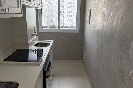 Cozinha de apartamento à venda com 2 quartos, 63m² em Bela Vista, São Paulo