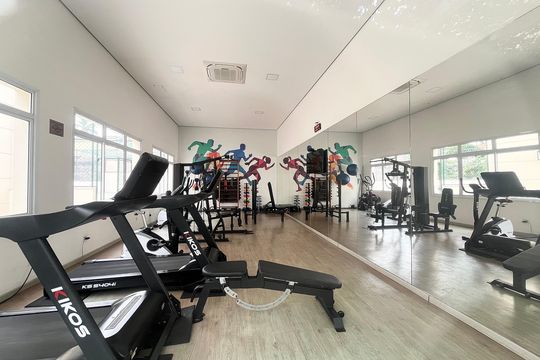 Área comum - Academia de apartamento para alugar com 2 quartos, 92m² em Santana, São Paulo