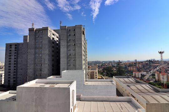 Sala Vista  de apartamento para alugar com 2 quartos, 51m² em Jardim Campestre, São Bernardo do Campo