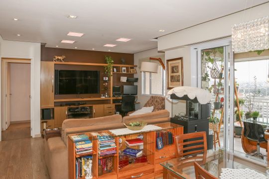 Sala de apartamento à venda com 2 quartos, 101m² em Água Branca, São Paulo
