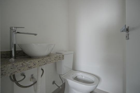 Lavabo de apartamento à venda com 1 quarto, 42m² em Vila Dom Pedro I, São Paulo