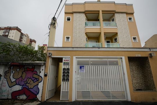 Fachada do Prédio de apartamento à venda com 3 quartos, 80m² em Vila Curuçá, Santo André