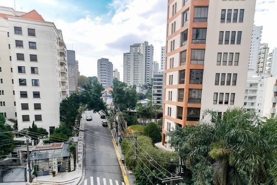 Vista da Varanda de apartamento para alugar com 2 quartos, 115m² em Real Parque, São Paulo