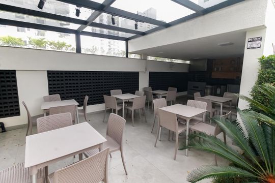 Área comum - Churrasqueira de apartamento para alugar com 2 quartos, 115m² em Real Parque, São Paulo