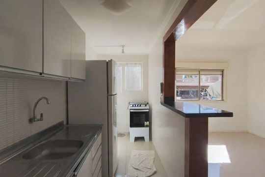 Cozinha de apartamento para alugar com 2 quartos, 44m² em Centro, Canoas