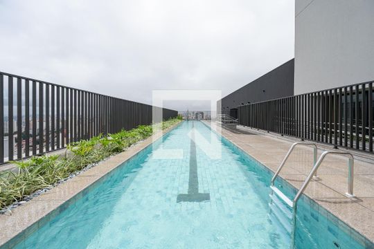 Área comum - Piscina de apartamento para alugar com 1 quarto, 47m² em Vila Clementino, São Paulo