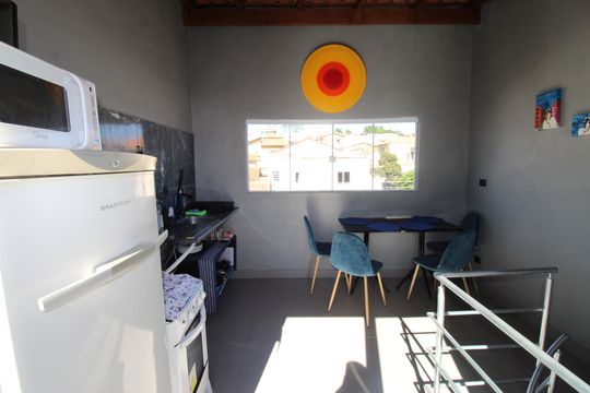 Cozinha de casa para alugar com 1 quarto, 60m² em Vila Iracema, São José dos Campos