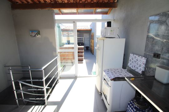 Cozinha de casa para alugar com 1 quarto, 60m² em Vila Iracema, São José dos Campos
