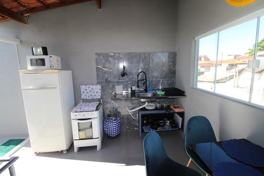 Cozinha de casa para alugar com 1 quarto, 60m² em Vila Iracema, São José dos Campos
