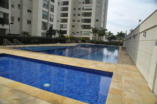 Área comum - Piscina de apartamento à venda com 2 quartos, 81m² em Independência, São Bernardo do Campo