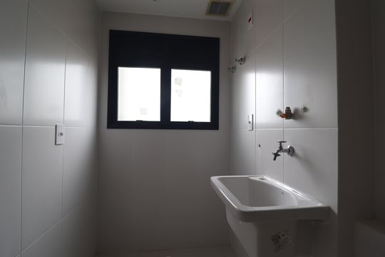 Área de Serviço de apartamento à venda com 2 quartos, 58m² em Vila Valparaíso, Santo André