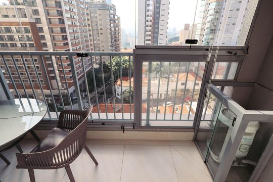 Varanda de apartamento para alugar com 1 quarto, 25m² em Vila Mariana, São Paulo