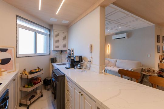 Cozinha de apartamento à venda com 3 quartos, 79m² em Tijuca, Rio de Janeiro