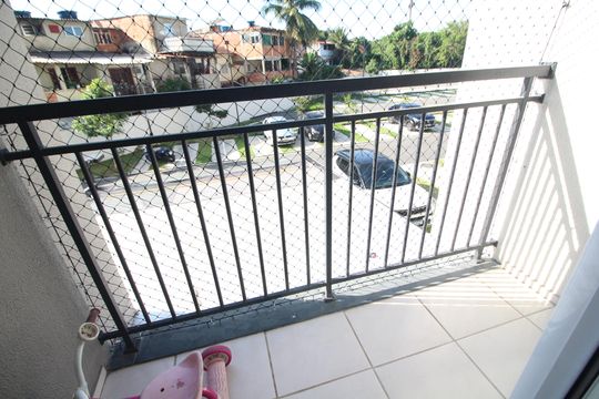 Sala - Varanda de apartamento para alugar com 2 quartos, 44m² em Jacarepaguá, Rio de Janeiro