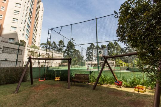 Área comum - Playground de apartamento à venda com 3 quartos, 156m² em Tamboré, Santana de Parnaíba