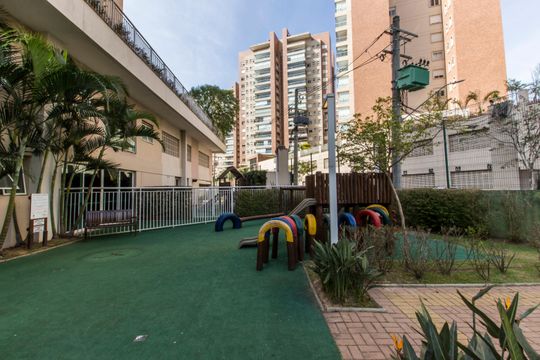 Área comum - Playground de apartamento à venda com 3 quartos, 156m² em Tamboré, Santana de Parnaíba