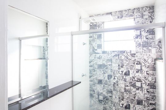 Banheiro Social de apartamento para alugar com 2 quartos, 50m² em Cabral, Contagem