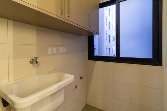 Área de Serviço de apartamento para alugar com 1 quarto, 43m² em Pompeia, São Paulo