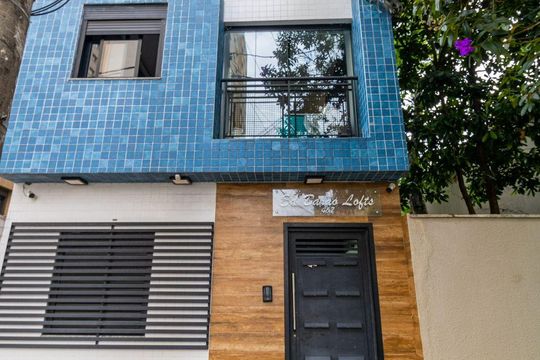 Fachada do Prédio de apartamento para alugar com 1 quarto, 43m² em Pompeia, São Paulo