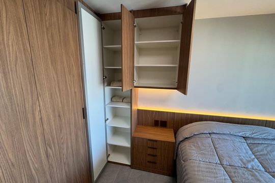 Sala/Quarto de apartamento para alugar com 1 quarto, 30m² em Indianópolis, São Paulo