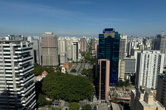 Vista de apartamento para alugar com 1 quarto, 30m² em Indianópolis, São Paulo