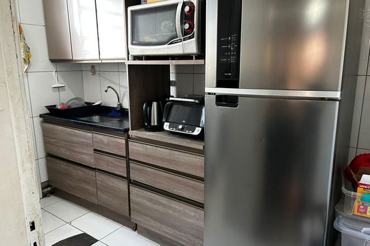 Cozinha de apartamento à venda com 2 quartos, 77m² em Centro, São Leopoldo