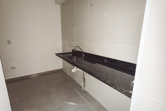 Cozinha de apartamento à venda com 1 quarto, 29m² em Parada Inglesa, São Paulo