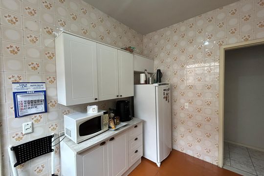 Cozinha de apartamento à venda com 3 quartos, 92m² em Vila Valqueire, Rio de Janeiro