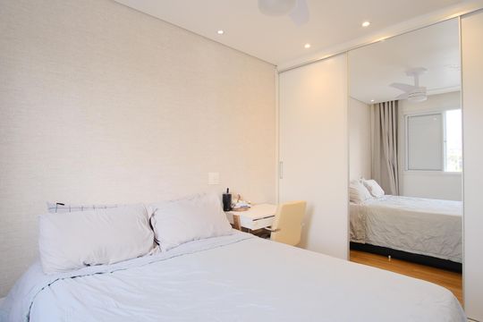 Suíte de apartamento à venda com 2 quartos, 54m² em Guaiauna, São Paulo