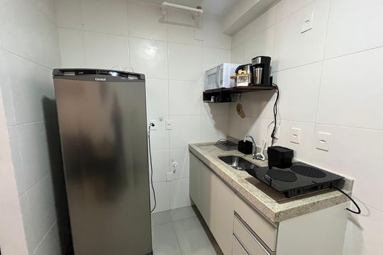 Cozinha de apartamento para alugar com 1 quarto, 25m² em Tucuruvi, São Paulo
