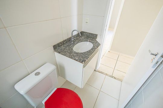 banheiro de apartamento à venda com 3 quartos, 144m² em Castelo, Belo Horizonte