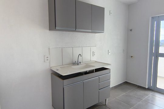 Cozinha de apartamento para alugar com 2 quartos, 96m² em Vila Rica, Lagoa Santa