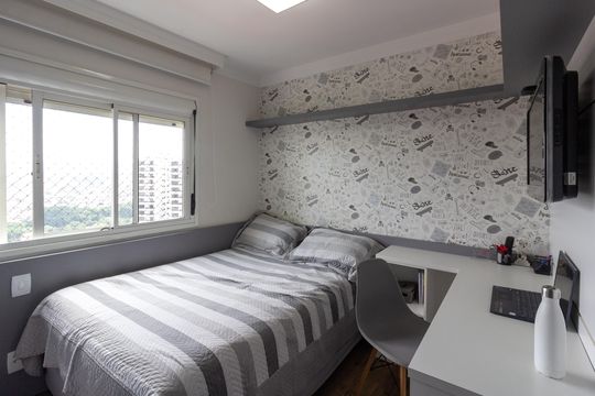Quarto 2 suíte de apartamento à venda com 3 quartos, 137m² em Vila Rosalia, Guarulhos